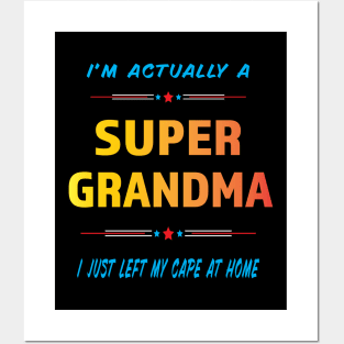 Super Grandma Posters and Art